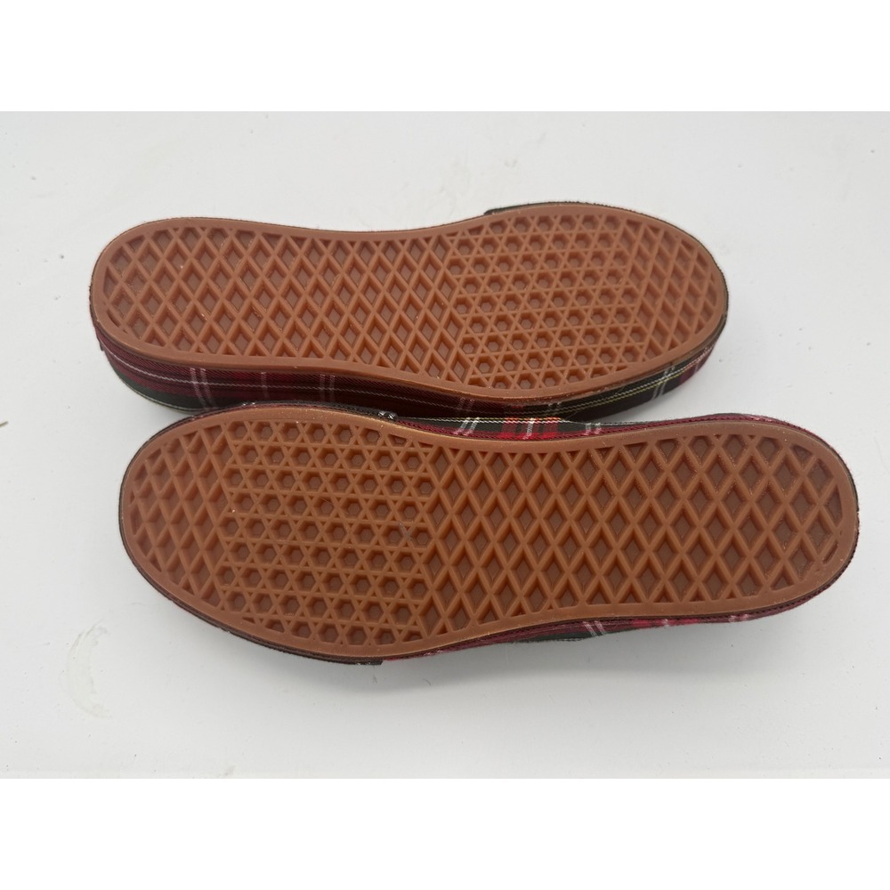 Vans Classic Slip-On Platform Patent Plaid Mens 8.5 Womens 10 NWT - Picture 5 of 7